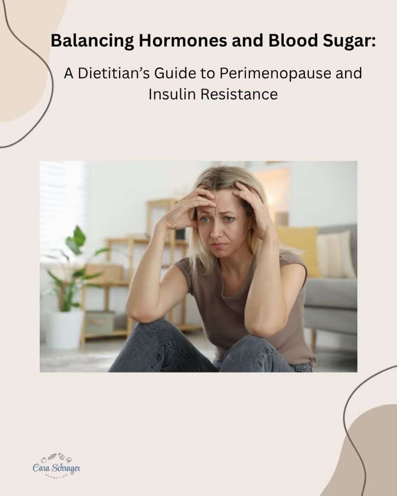 image of woman frustrated by hormone changes